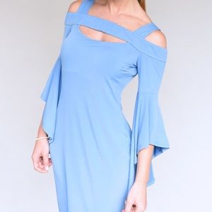 Venus blue cutout nylon dress!